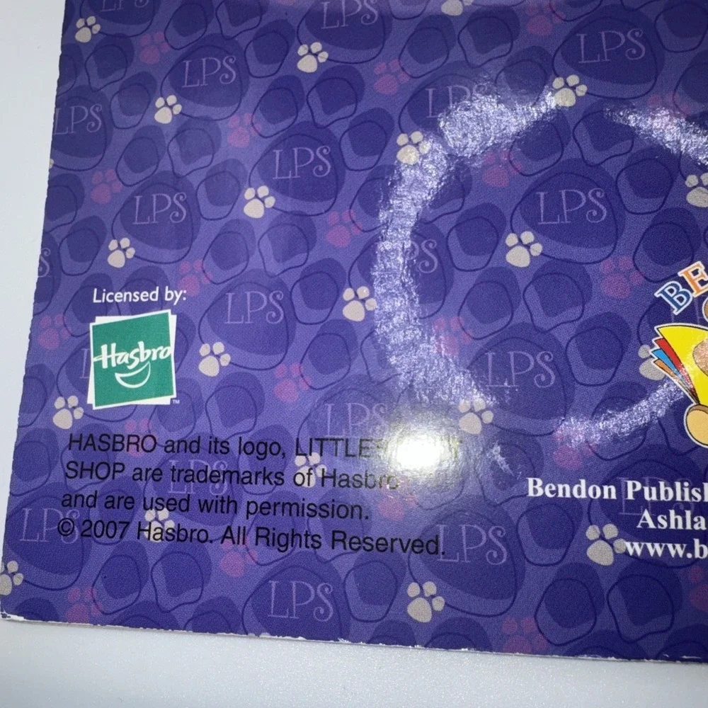 Littlest Pet Shop Coloring & Activity  Book 2007 Crayons HTF Rare LPS
